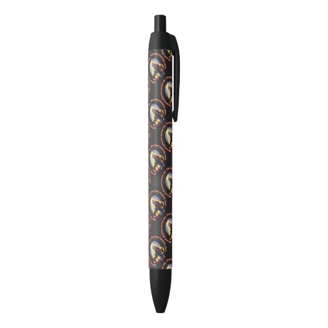 Bolígrafo De Tinta Negra Viejos jugadores de Pool (Parte inferior (Vertical))