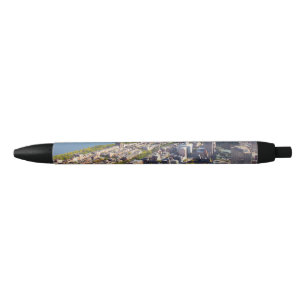 Bolígrafo De Tinta Negra Vista aérea de Boston