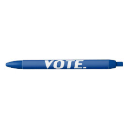 Bolígrafo De Tinta Negra "voto" - azul blanco