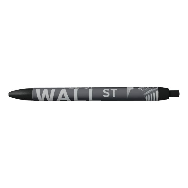 Bolígrafo De Tinta Negra Wall Street PEN (Anverso)