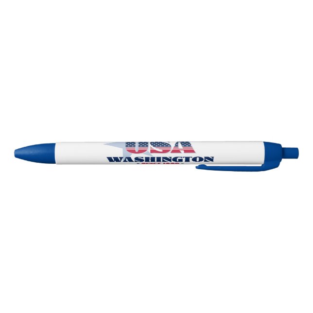 Bolígrafo De Tinta Negra Washington y American Icon Pen (Parte de abajo)