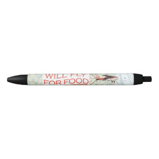 Bolígrafo De Tinta Negra Will Fly for Food Pen (tinta negra)