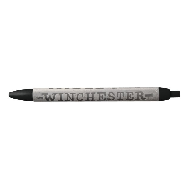 Bolígrafo De Tinta Negra Winchester M1873 Rifle  (Anverso)