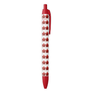 Bolígrafo De Tinta Roja Canadá Souvenir Pens Guay Canada Pen Personalizado