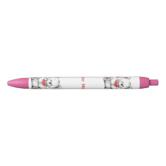 Bolígrafo De Tinta Roja crayon nounours d'amour