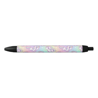 Bolígrafo De Tinta Roja Cute Kawaii Unicorn Pastel Rainbow Magical