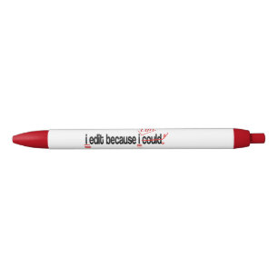 Bolígrafo De Tinta Roja Editar porque puedo personalizar