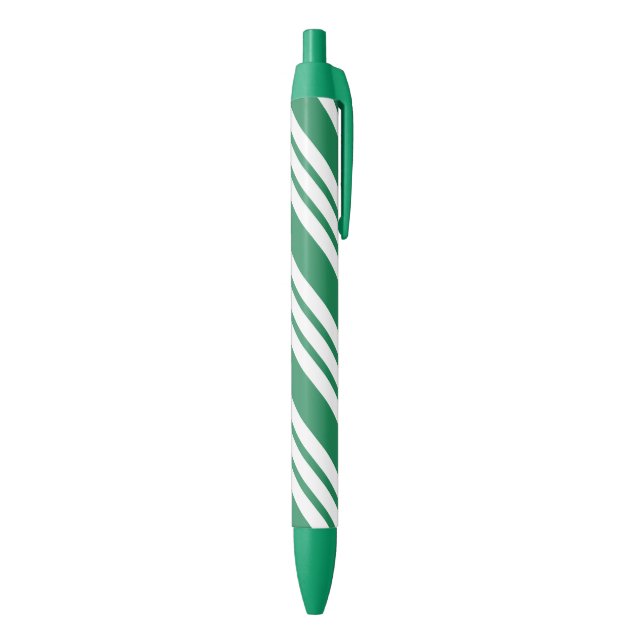 Bolígrafo De Tinta Roja Navidades verdes Candy Cane Pen (Parte inferior (Vertical))