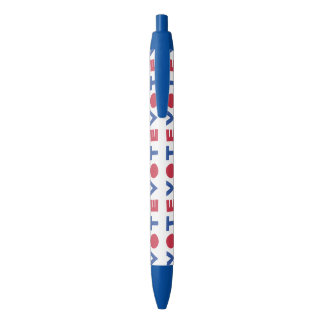Bolígrafo de VOTO de diseño de letras de bloque