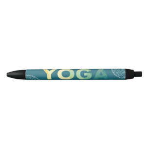 Bolígrafo de yoga. Pluma de mandala geométrica ver