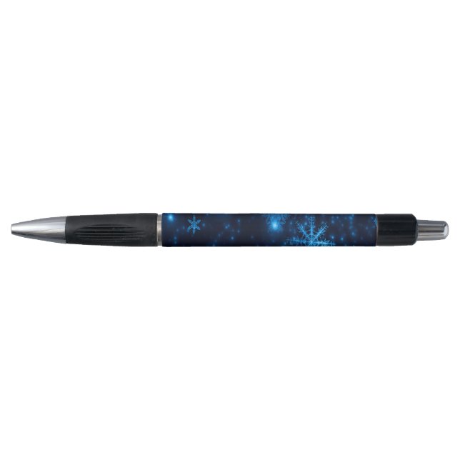 Bolígrafo Deep Blue & Bright Copos de nieve Emmy Pen (Anverso)
