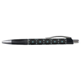 Bolígrafo Delicia negra y azul