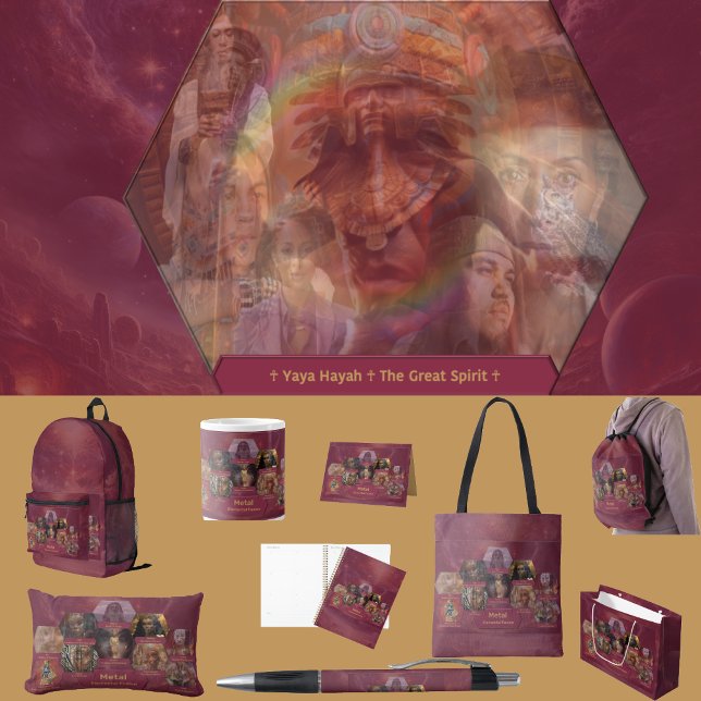 Bolígrafo “Dioses y Diosas del Metal”  (Get the full “Gods + Goddesses Of Metal” collection at: https://bit.ly/OurAncestorsZazzle)