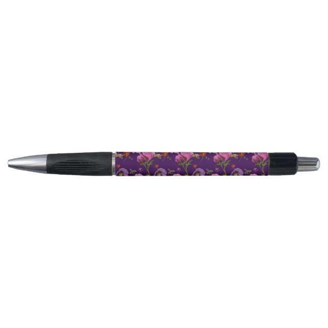 Bolígrafo Diseño floral (Anverso)