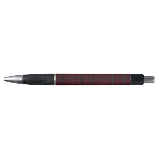 Bolígrafo Elegant Burgundy Tartan (Anverso)
