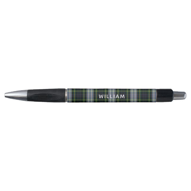 Bolígrafo Elegant Plaid Gordon Rustic Tartan Custom (Anverso)