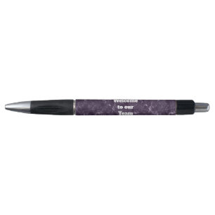 Bolígrafo Elegante Deep Purple Bienvenidos a Nuestro Equipo 