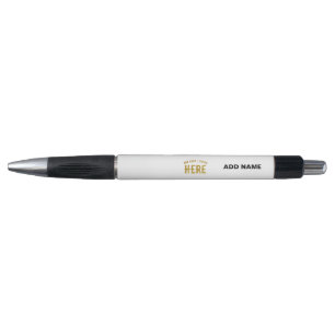 BOLÍGRAFO ELEGANTE MODERNO PERSONALIZABLE BLANCO VERIFICADO 