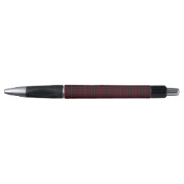 Bolígrafo Elegante Tartán Burgundy