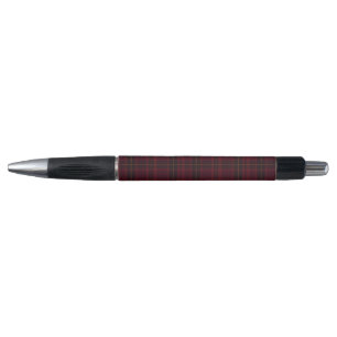 Bolígrafo Elegante Tartán Burgundy