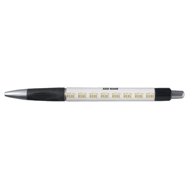 BOLÍGRAFO ELEGANTES PERSONALIZABLES BLANCOS MODERNOS VERIFIC (Anverso)