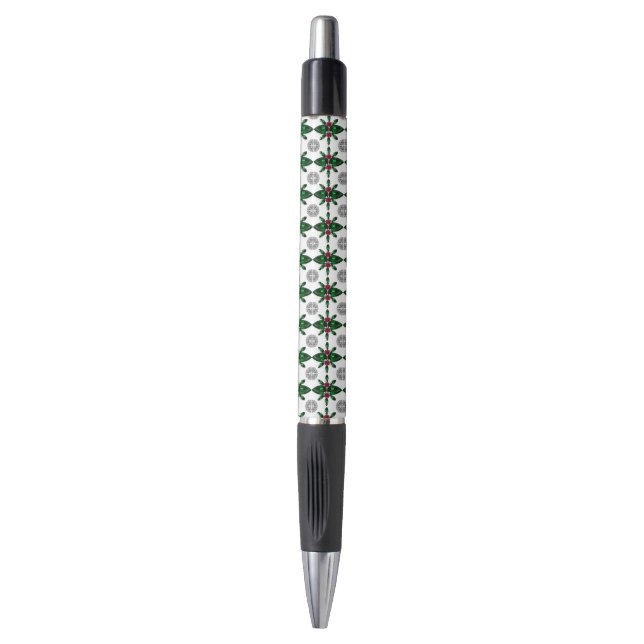 Bolígrafo Esmeralda Ruby Diamond Gemstone Arte Verde Rojo (Frente vertical)