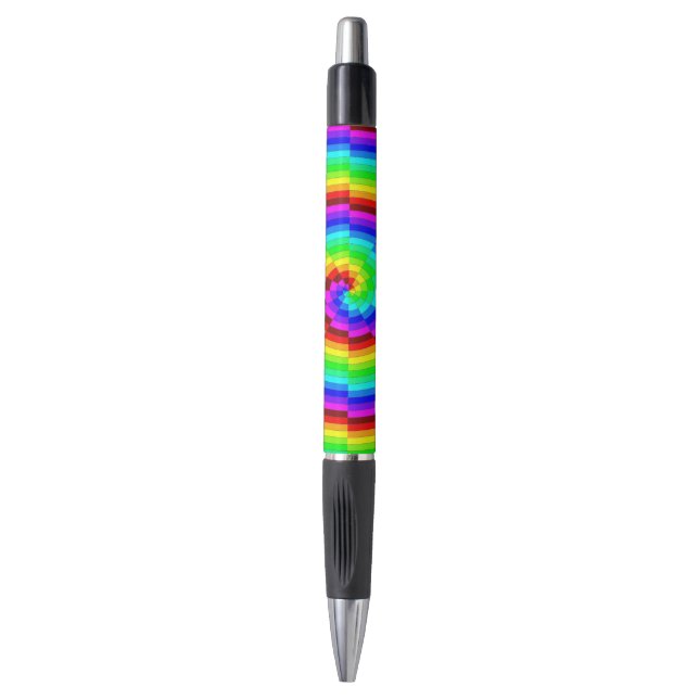 Bolígrafo Espiral arcoiris de Kenneth Yoncich (Frente vertical)