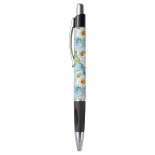 Bolígrafo Estampado de flores brillante hermoso elegante 2