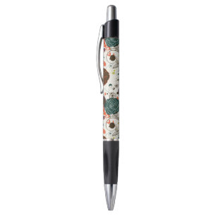 Bolígrafo Estampado de flores retro 2