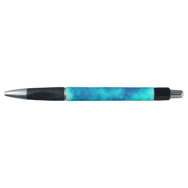 Bolígrafo Estilo Storm efecto nube azul (Anverso)