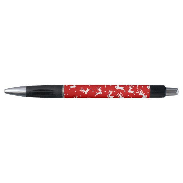 Bolígrafo Feliz Navidad Renoes Rojos (Anverso)