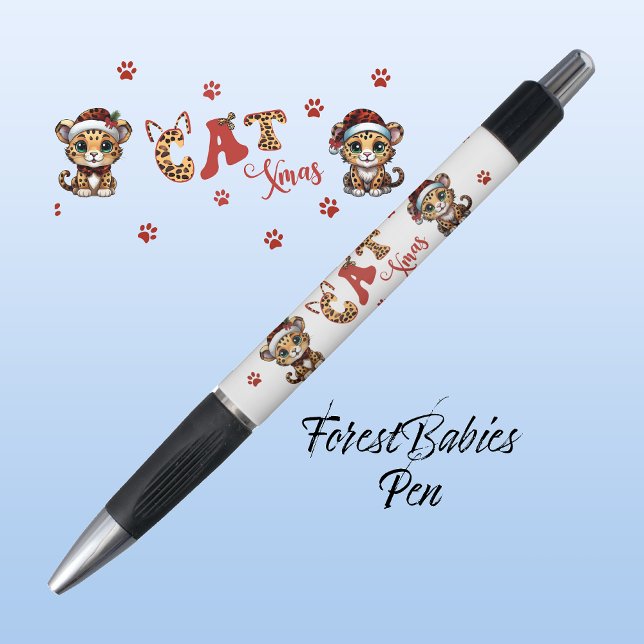 Bolígrafo Festividad Leopard Animal Imprimir gatos Paws de n (Subido por el creador)