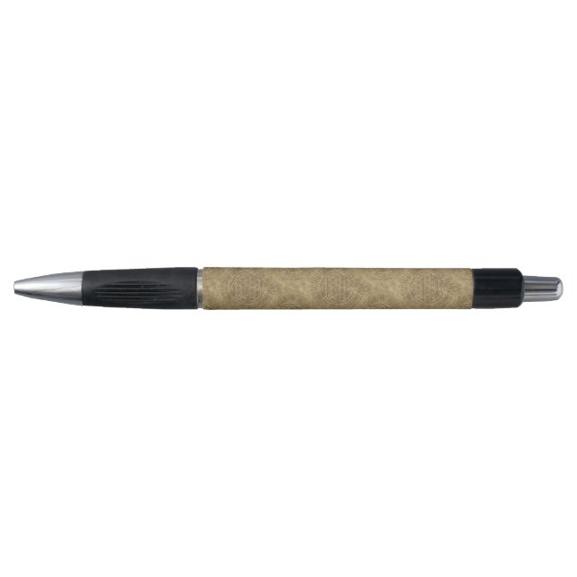 Bolígrafo Flor de vida - sol - patrón ininterrumpido 4 (Anverso)
