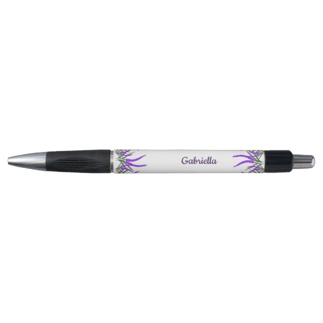 Bolígrafo Flores de lavanda (Anverso)