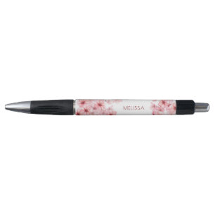 Bolígrafo Flores rosadas de cerezo al acuarela