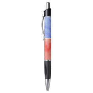 Bolígrafo fondo colorido de la acuarela para su diseño