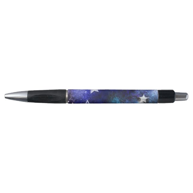 Bolígrafo Fondo espacial con estrellas (Anverso)