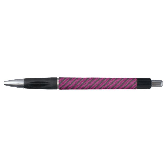 Bolígrafo Fuchsia y carbón vegetal de cinco rayas (Anverso)