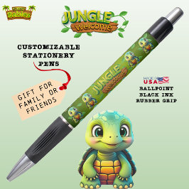 Bolígrafo Fun Turtle Cute Tortoise, Jungle Welcome Gift Pen