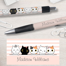 Bolígrafo Gatos pequeños personalizados