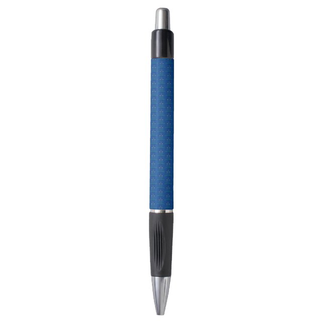 Bolígrafo Golf Pens LIFE es mejor - Personalizado azul Golfe (Frente vertical)