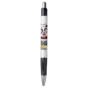 Bolígrafo Graciosa palabra sarcasmo arte panda oso