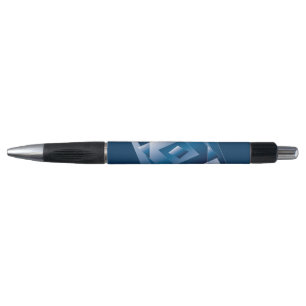 Bolígrafo gradiente azul 1