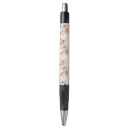 Bolígrafo Hermosa Feminine Peach Red White Floral
