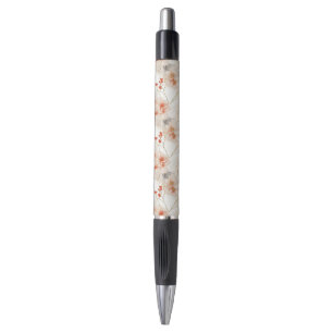 Bolígrafo Hermosa Feminine Peach Red White Floral