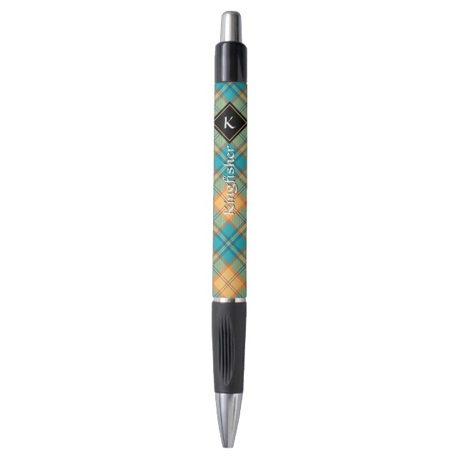 Bolígrafo Kingfisher Tartan Pen (Frente vertical)