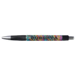 Bolígrafo Lápiz de color Kaleidoscope/hippy - nombre editabl