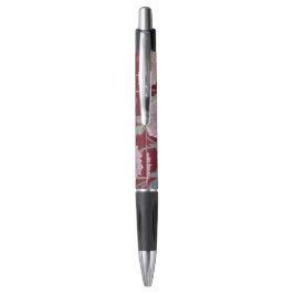 Bolígrafo Lápiz de tinta para escritura de patrón de flor de