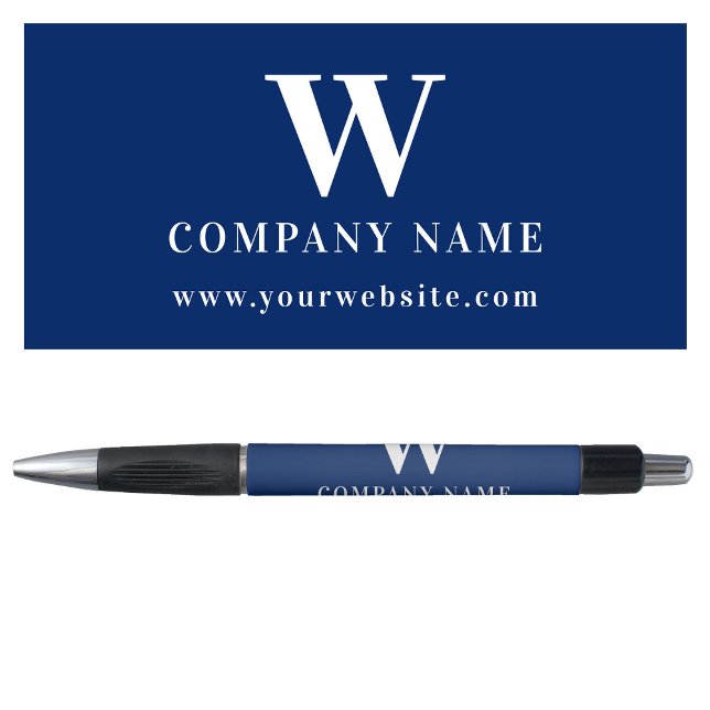 Bolígrafo Logotipo Profesional de (Professional Business Logo Monogram Name Website Pen)