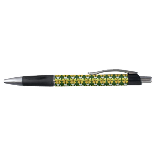 Bolígrafo Lucky Giraffe Irish Clover, (Parte superior)